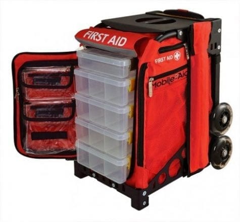 MobileAid Trauma Pro100 EASY-ROLL Modular First Aid Station [Load-Your-Own]  (31600) - LifeSecure
