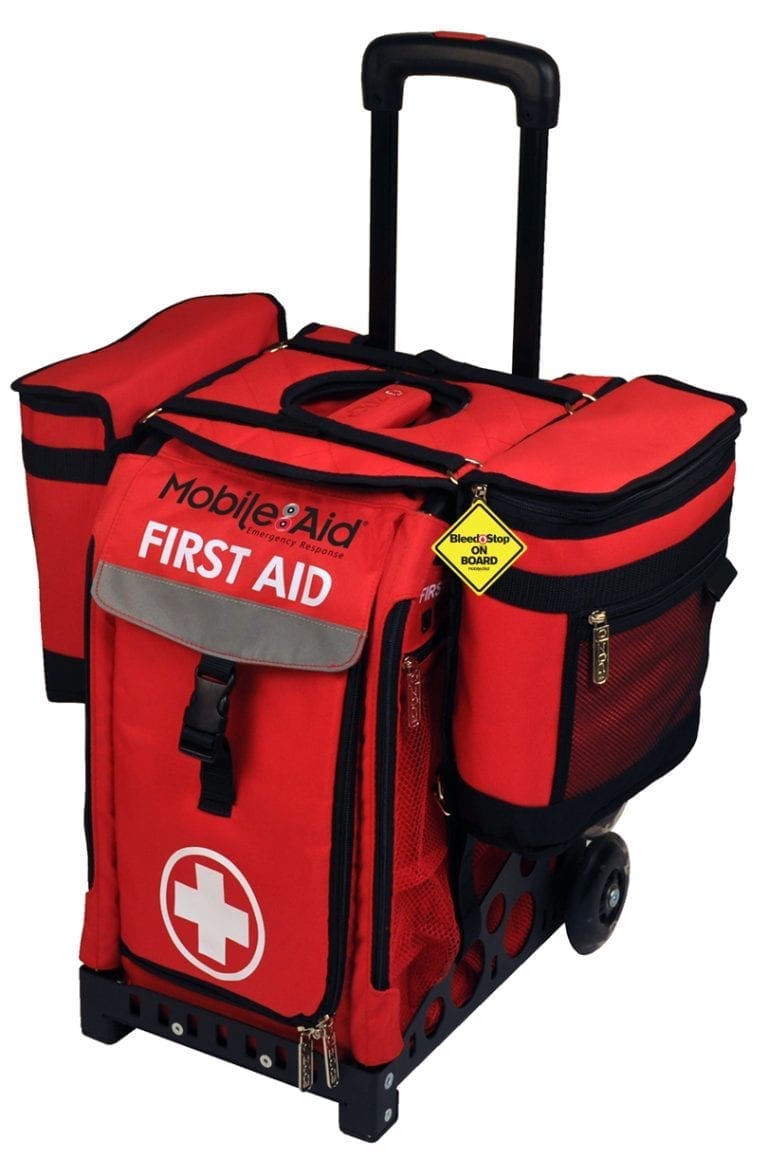 MobileAid EASY-ROLL Trauma First Aid Station with BleedStop Ride-Along ...