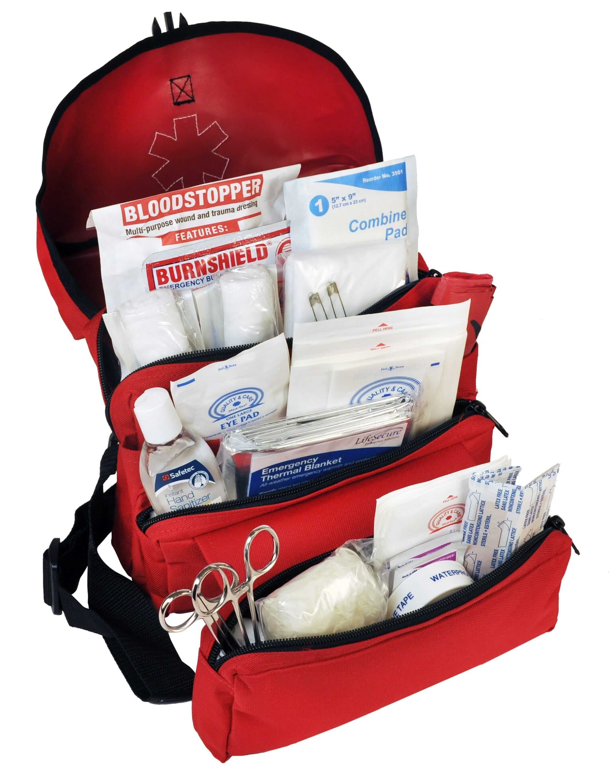 MobileAid SchoolGuard Grab-N-Go Trauma First Aid Kit (37120) - LifeSecure